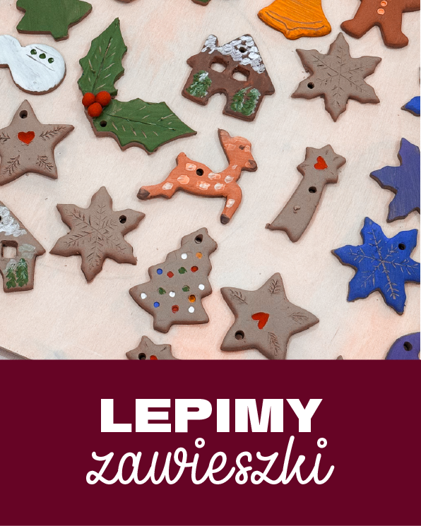 ŚWIĄTECZNE LEPIENIE I MALOWANIE ZAWIESZEK